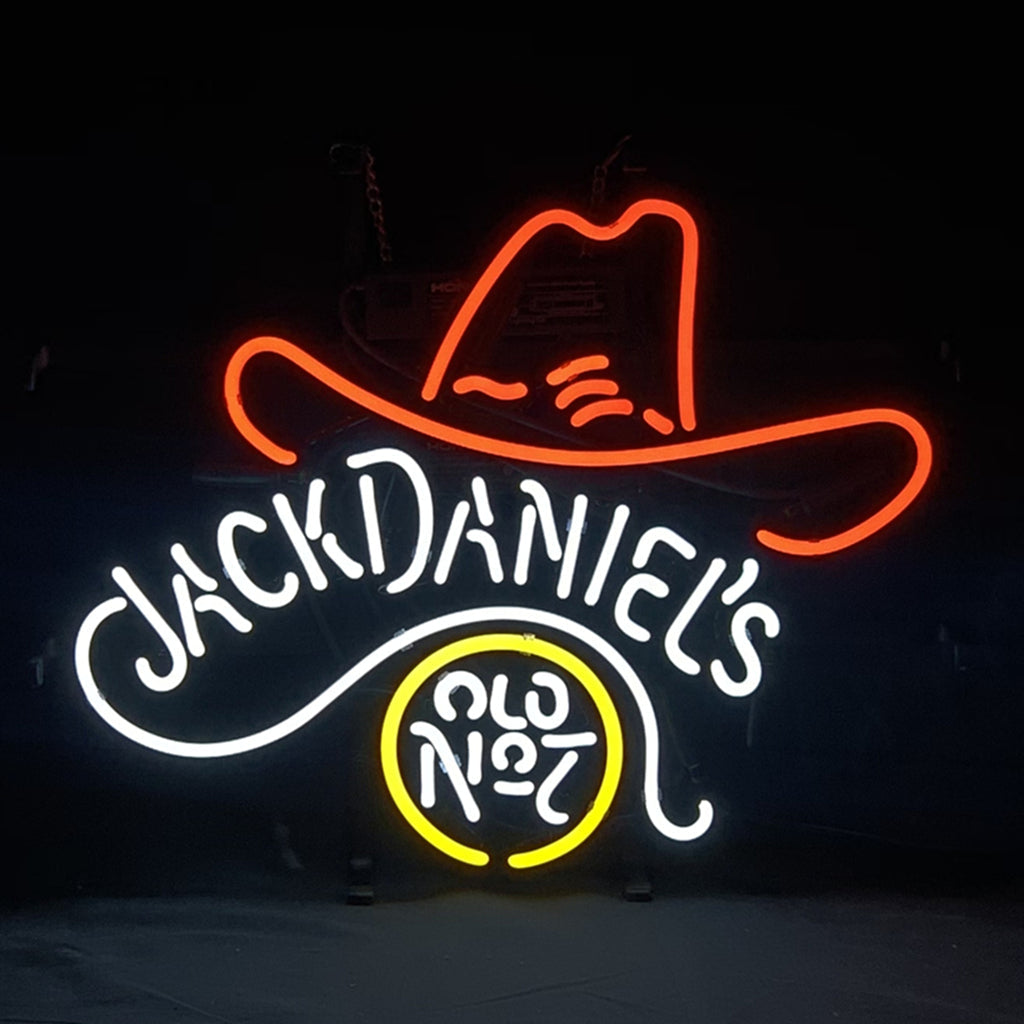 Jack Daniel's Old No.7 Whiskey Logo Neon Light Sign - ME118-  DRIVEN - 5