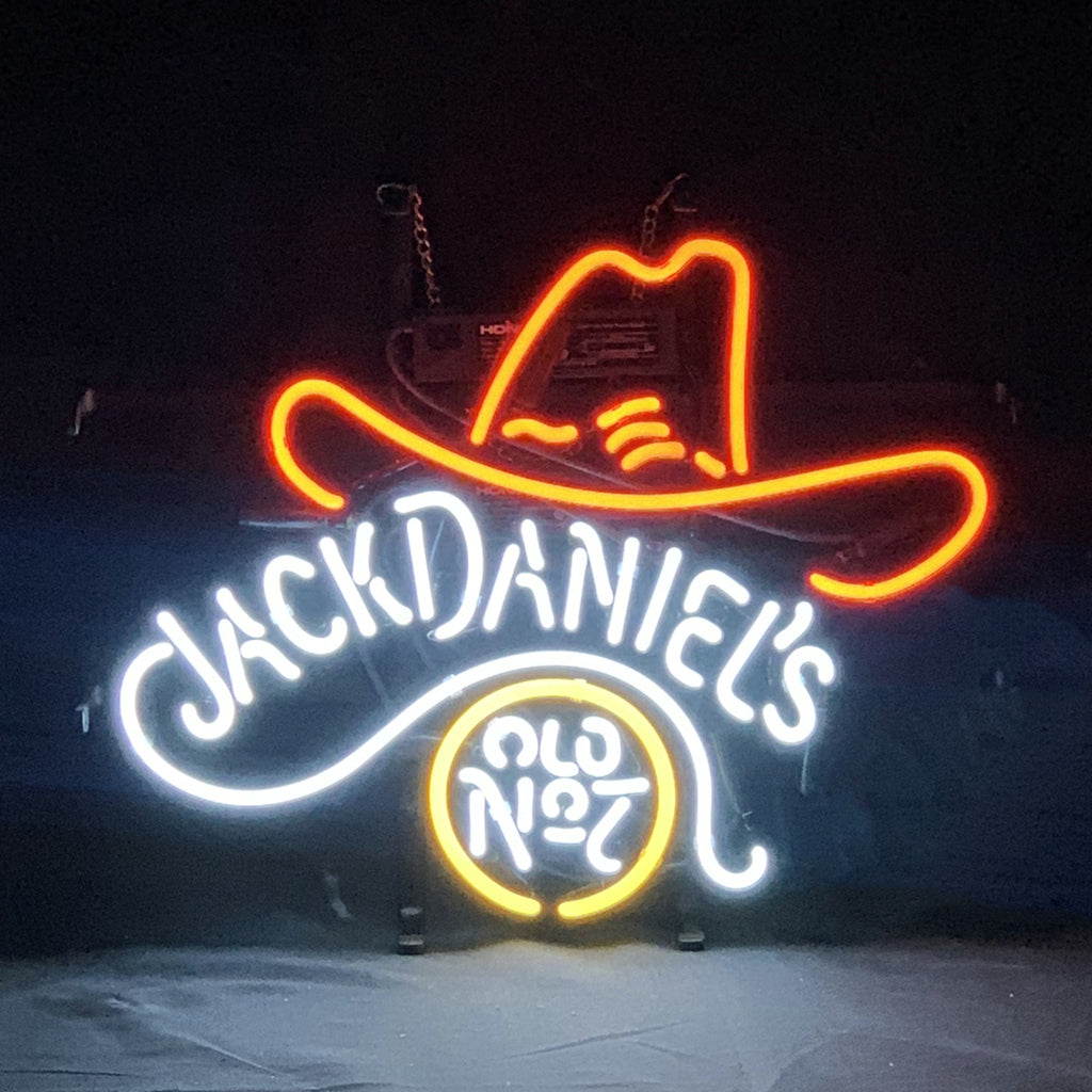 Jack Daniel's Old No.7 Whiskey Logo Neon Light Sign - ME118-  DRIVEN - 1