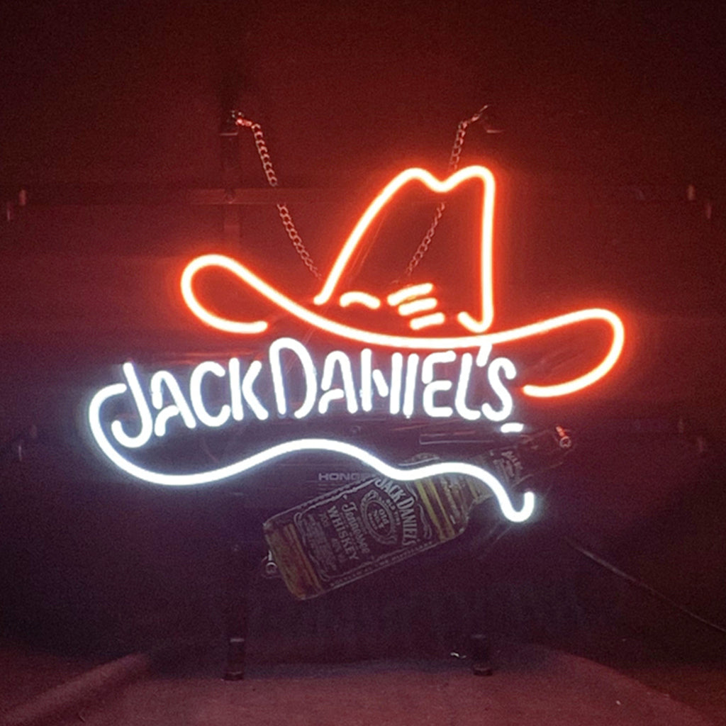 Jack Daniel's Bottle Neon Signs - CN034-  DRIVEN - 2