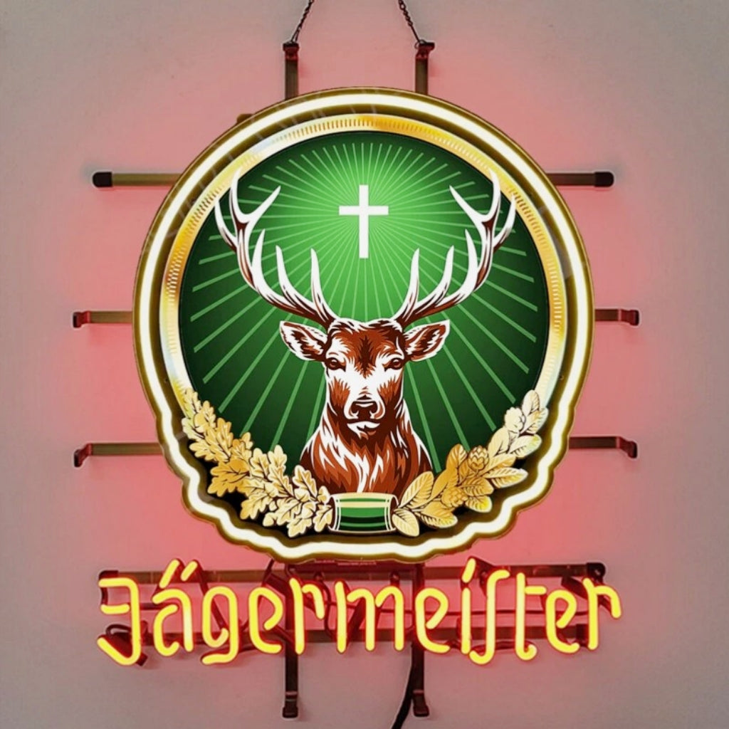 Jagermeister Premium Liqueur Beer Neon Light Sign - MA095-MA096-24寸-  DRIVEN - 1