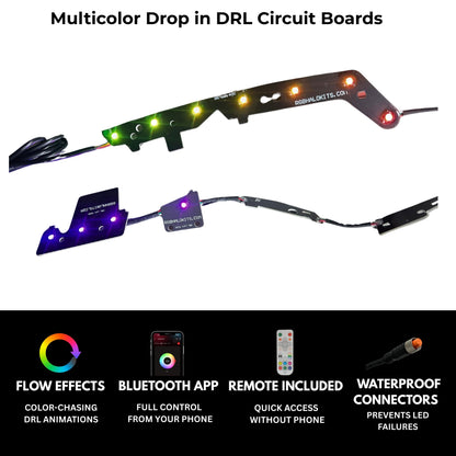 Jeep Grand Cherokee Multicolor DRL Boards (2014-2021) - F23 | A20 | P2   - BX1-F23 | F22 | A20 | P2   - BX4-F23 | E1 | A20 | A11 | P2   - BX4-F20 | E1 | A12 | P2   - BX4-F20 | A12 | P2   - BX1-  DRIVEN - 3