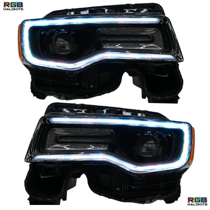 Jeep Grand Cherokee Multicolor DRL Boards (2014-2021) - F23 | A20 | P2   - BX1-F23 | F22 | A20 | P2   - BX4-F23 | E1 | A20 | A11 | P2   - BX4-F20 | E1 | A12 | P2   - BX4-F20 | A12 | P2   - BX1-  DRIVEN - 6