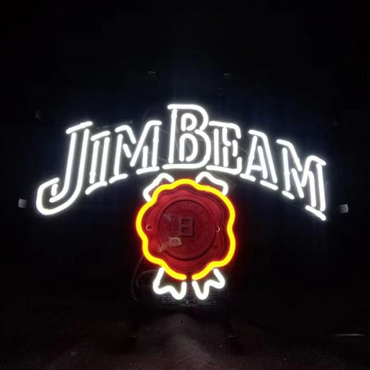Jim Beam Whiskey Neon Light Sign - ME672-  DRIVEN - 2
