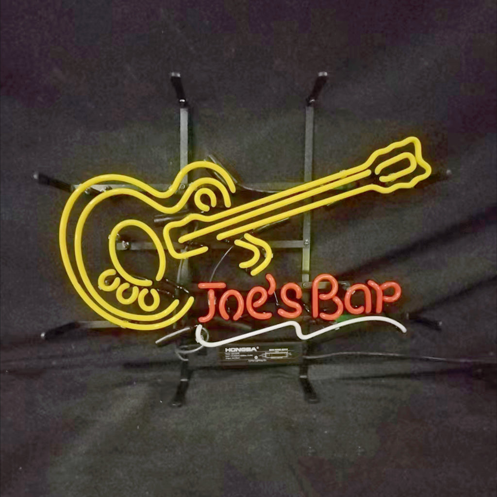 Joe's Bar Guitar Neon Signs Light - MEX193-  DRIVEN - 3