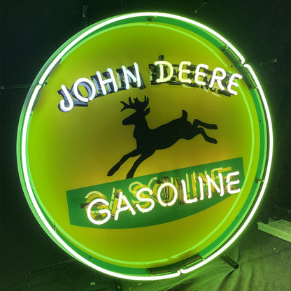 John Deere Gasoline Neon Signs - MA034-  DRIVEN - 3