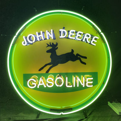 John Deere Gasoline Neon Signs - MA034-  DRIVEN - 1