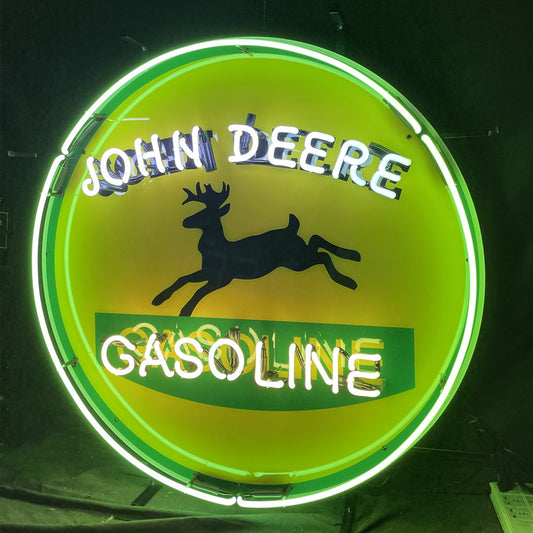John Deere Gasoline Neon Signs - MA034-  DRIVEN - 2