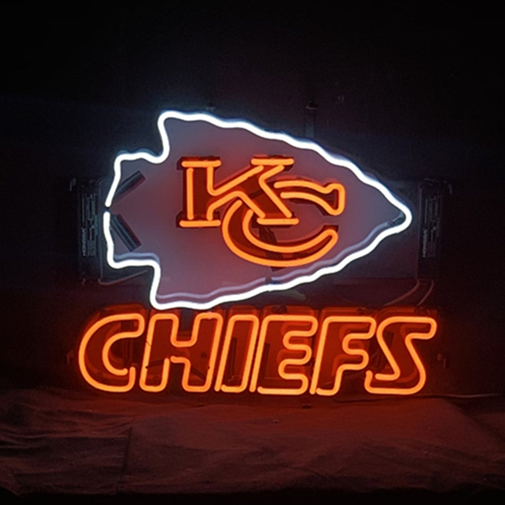 KC Chiefs Sport Logo Neon Signs with Acrylic Logo - CN041-  DRIVEN - 2