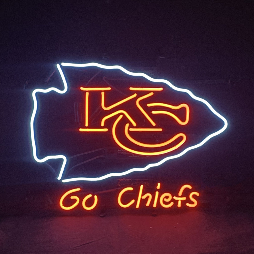 KC Kansas City Go Chiefs Sport Logo Neon Signs Light - ME743-  DRIVEN - 2