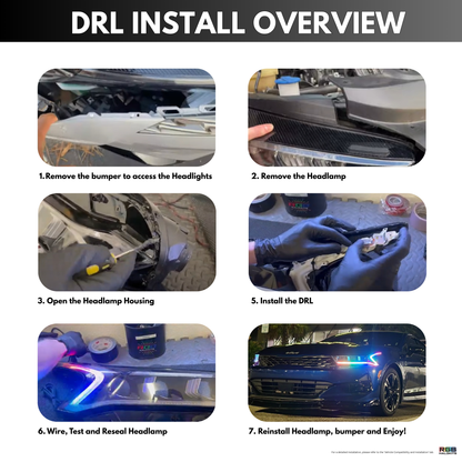 Kia K5 Multicolor Flow DRL Boards (2021-2024) - E16 | A21 | P2   - BX12-  DRIVEN - 6