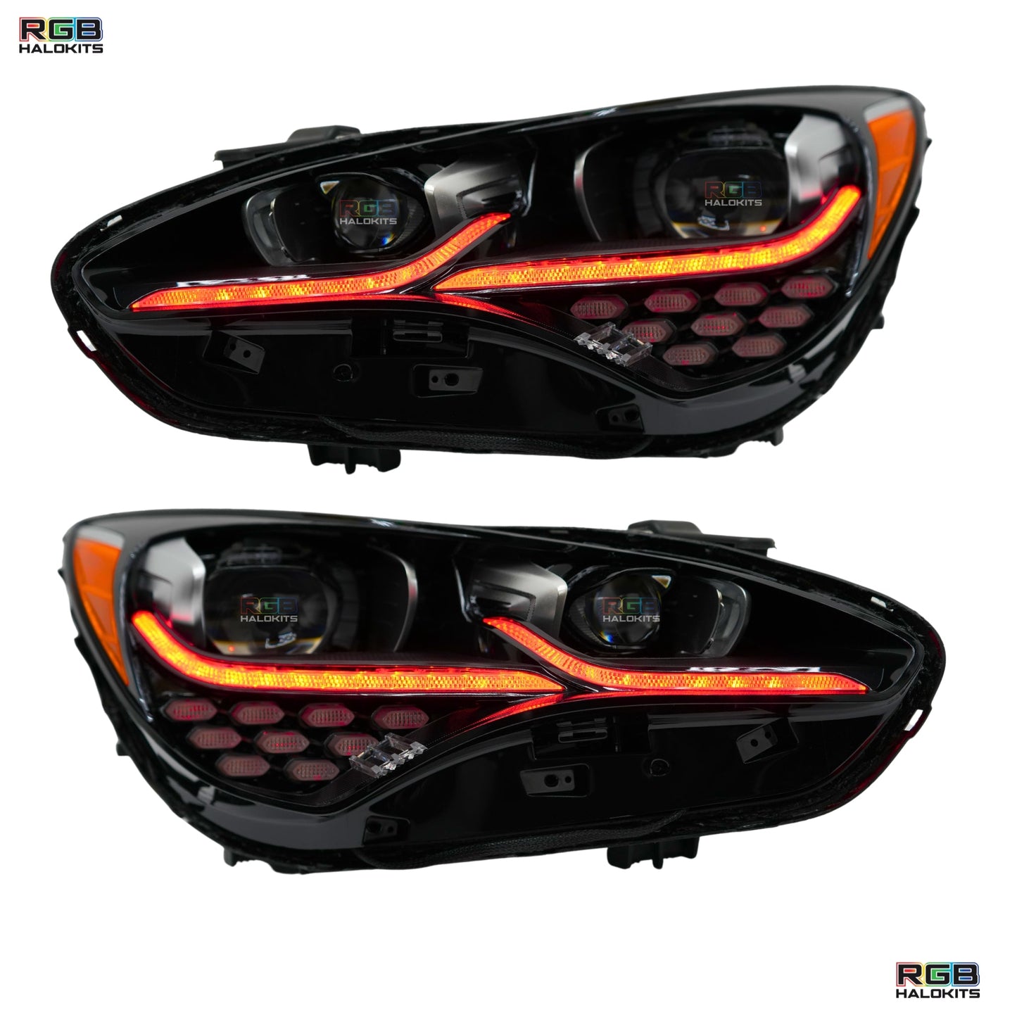 Kia Stinger Multicolor Flow Series DRL Boards (2017-2024) - S2 | A20 | P2   - BX3-  DRIVEN - 4