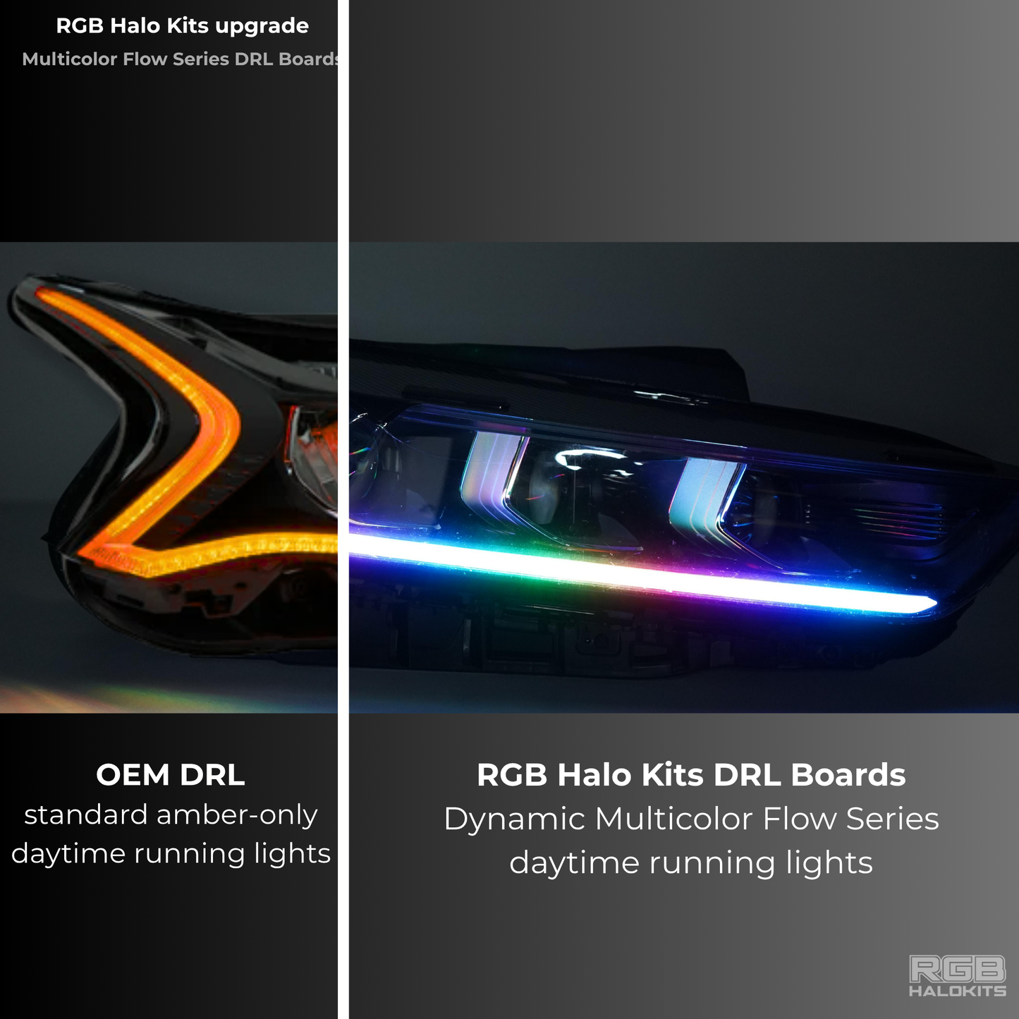 Kia K5 Multicolor Flow DRL Boards (2021-2024) - E16 | A21 | P2   - BX12-  DRIVEN - 3