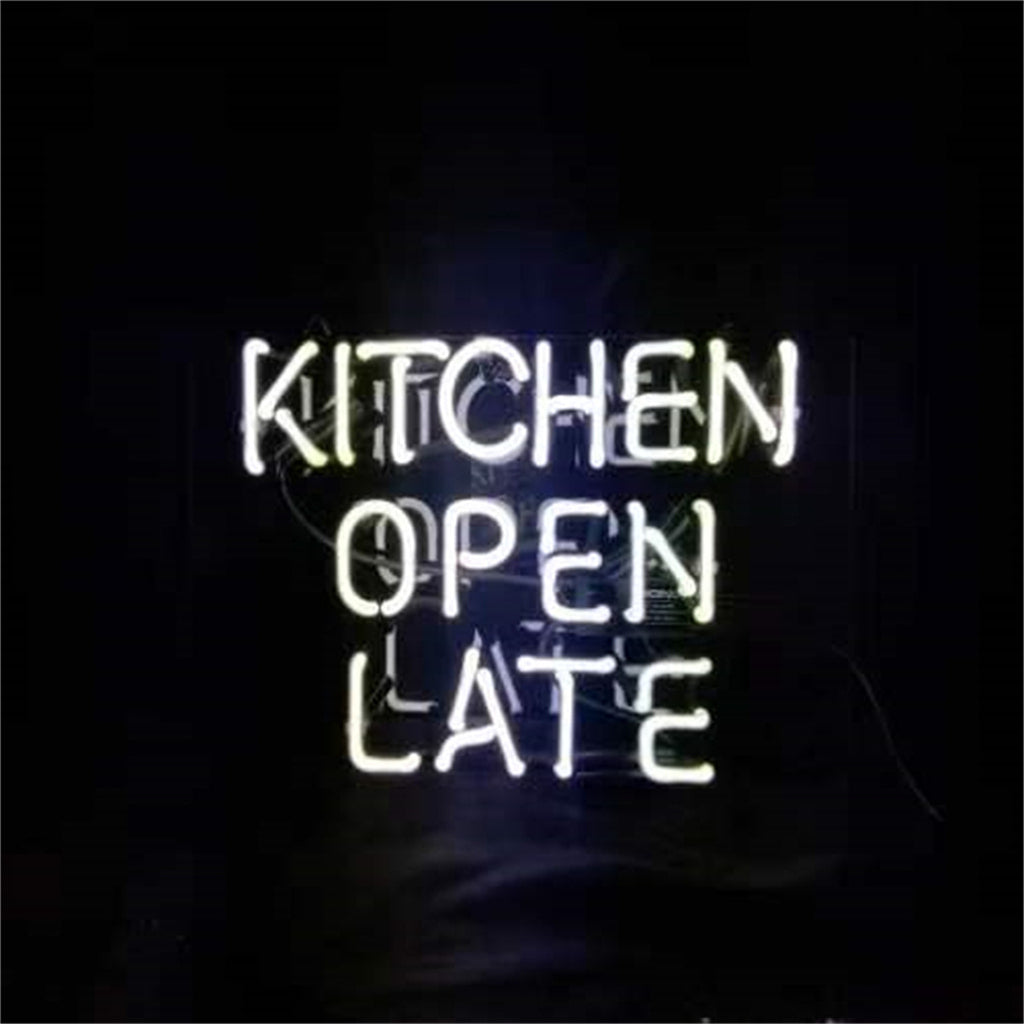 Kitchen Open Late Neon Signs - TN280-  DRIVEN - 2