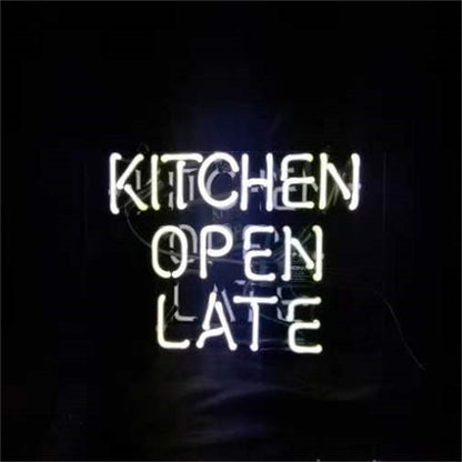 Kitchen Open Late Neon Signs - TN280-  DRIVEN - 2