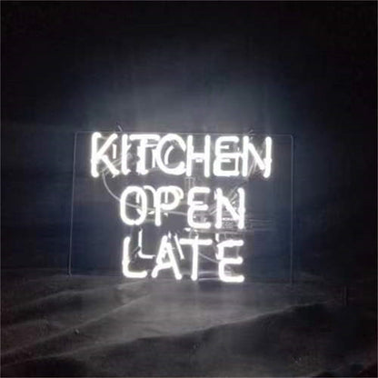 Kitchen Open Late Neon Signs - TN280-  DRIVEN - 1