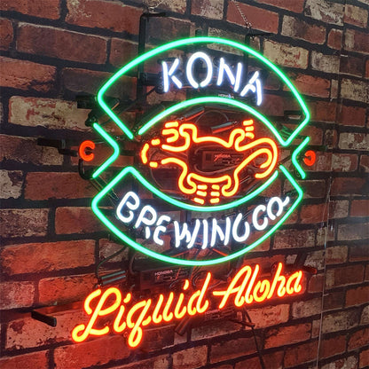 Kona Brewing Co. Liquid Aloha Neon Light Sign - MEXC011-  DRIVEN - 2