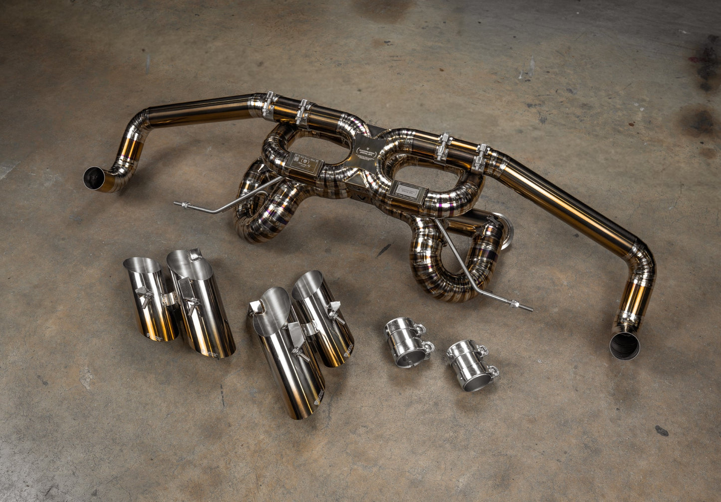 Lamborghini Huracan True F1 / Valved Exhaust System (LP580/610) - LAM.HUR.F1.BR-LAM.HUR.F1.FFH.1.BR-LAM.HUR.F1.TI-LAM.HUR.F1.FFH.1.TI-LAM.HUR.VSES.TI-  DRIVEN - 17