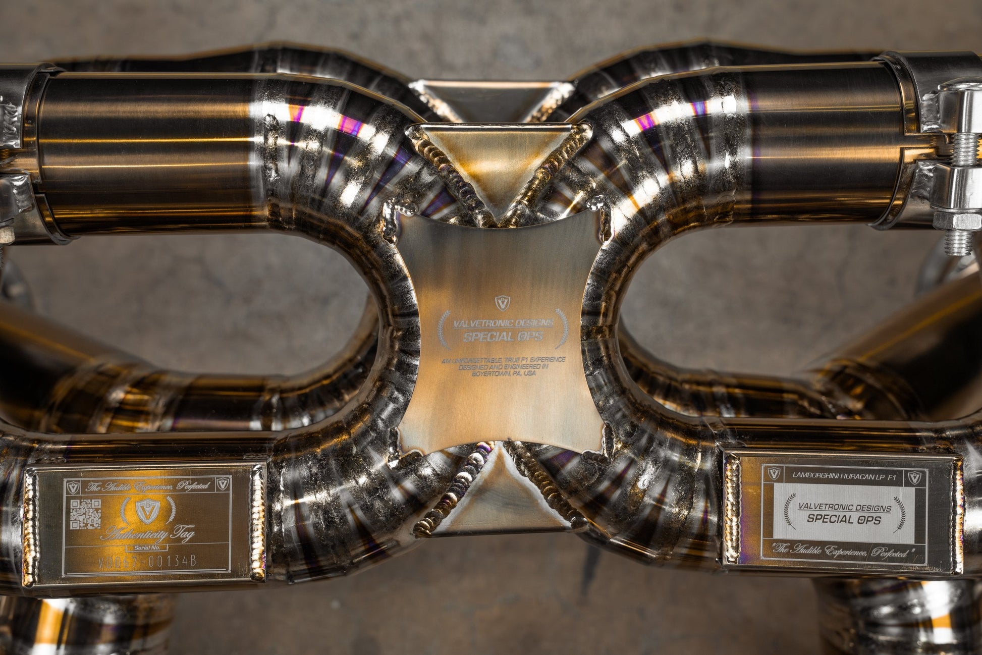 Lamborghini Huracan True F1 / Valved Exhaust System (LP580/610) - LAM.HUR.F1.BR-LAM.HUR.F1.FFH.1.BR-LAM.HUR.F1.TI-LAM.HUR.F1.FFH.1.TI-LAM.HUR.VSES.TI-  DRIVEN - 26