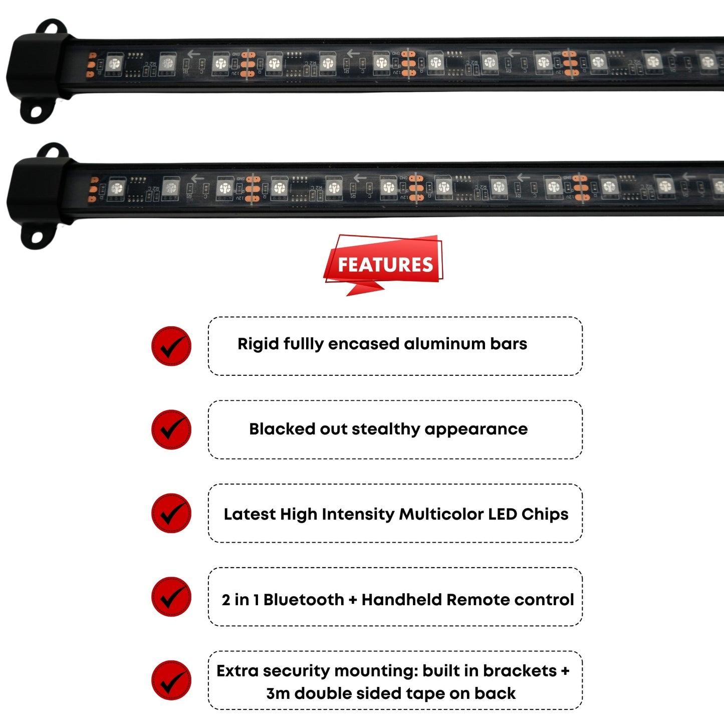 LED Underglow Lighting Kit 3.0 | Aluminum - Z1 | P2-Z2 | P2-  DRIVEN - 2