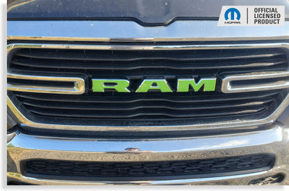 RAM Grille Emblem Overlay Decal   - 2019-2024 Ram 1500 - sku-43596718014651-sku-43596718047419-sku-43596718080187-sku-43596718112955-sku-43596718145723-  DRIVEN - 20