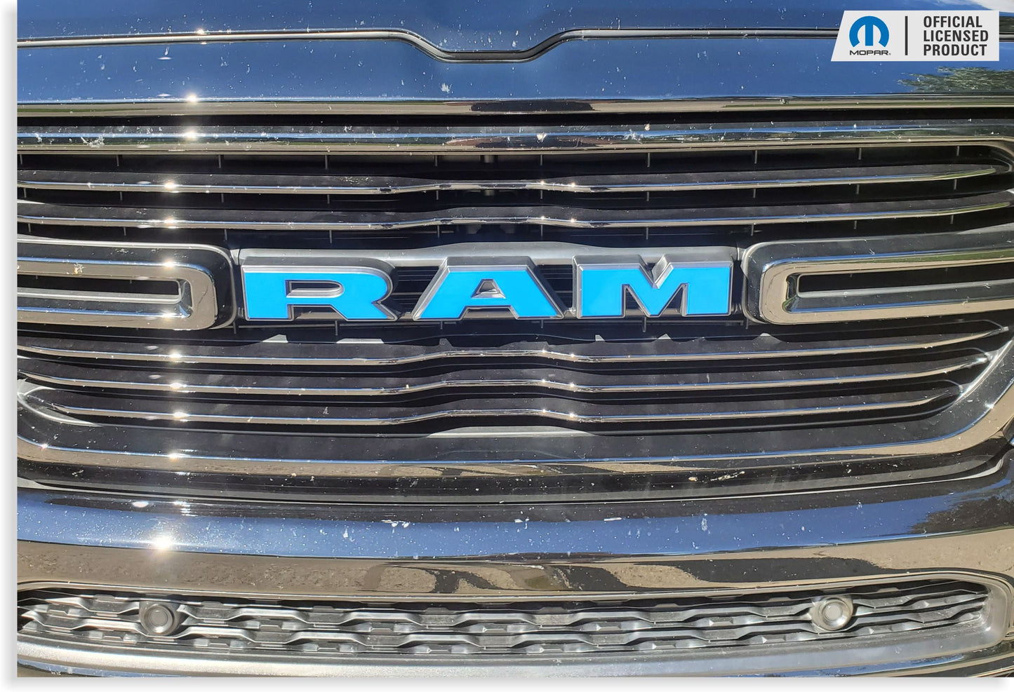 RAM Grille Emblem Overlay Decal   - 2019-2024 Ram 1500 - sku-43596718014651-sku-43596718047419-sku-43596718080187-sku-43596718112955-sku-43596718145723-  DRIVEN - 21