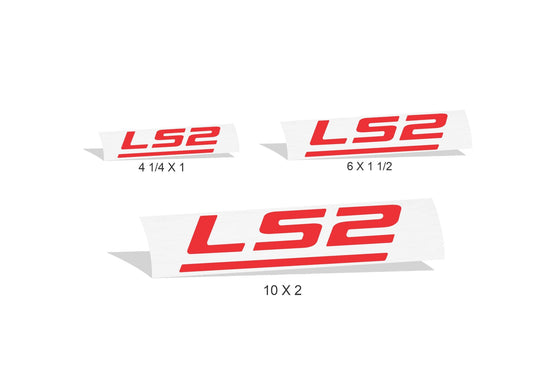 LS2 Decals (pair) Corvette - C6:LS2-D-01-C6:LS2-D-02-C6:LS2-D-03-C6:LS2-D-04-C6:LS2-D-05-  DRIVEN - 2