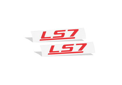 LS7 Decals (pair) C6 Corvette - C6:LS7-D-01-C6:LS7-D-02-C6:LS7-D-03-C6:LS7-D-04-C6:LS7-D-05-  DRIVEN - 1