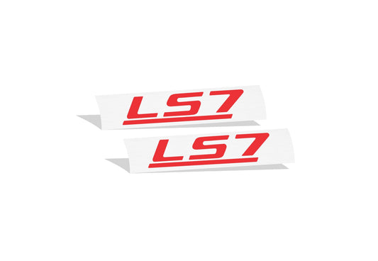 LS7 Decals (pair) C6 Corvette - C6:LS7-D-01-C6:LS7-D-02-C6:LS7-D-03-C6:LS7-D-04-C6:LS7-D-05-  DRIVEN - 1