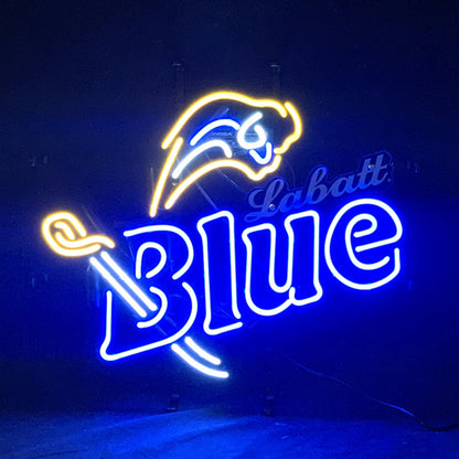 Labatt Blue Beer Rams Neon Signs - MEX077-  DRIVEN - 1