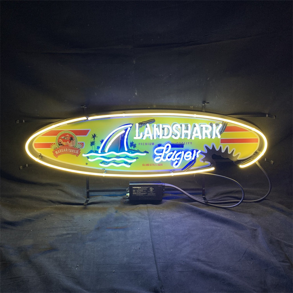Land Shark Lager Beer Neon Signs - MEX246-  DRIVEN - 1