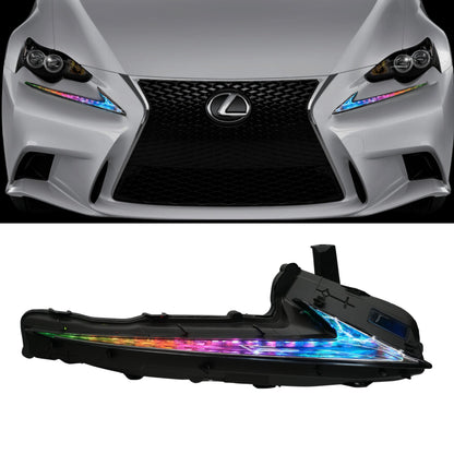Lexus IS Multicolor Flow Series DRL Boards (2014-2020) - S4 | A20 | P2   - BX12-S4 | B10 | A20 | P2   - BX12-S4 | B12x2 | A20 | P2   - BX12-S4 | B10 | B12x2| A20 | P2   - BX12-  DRIVEN - 1