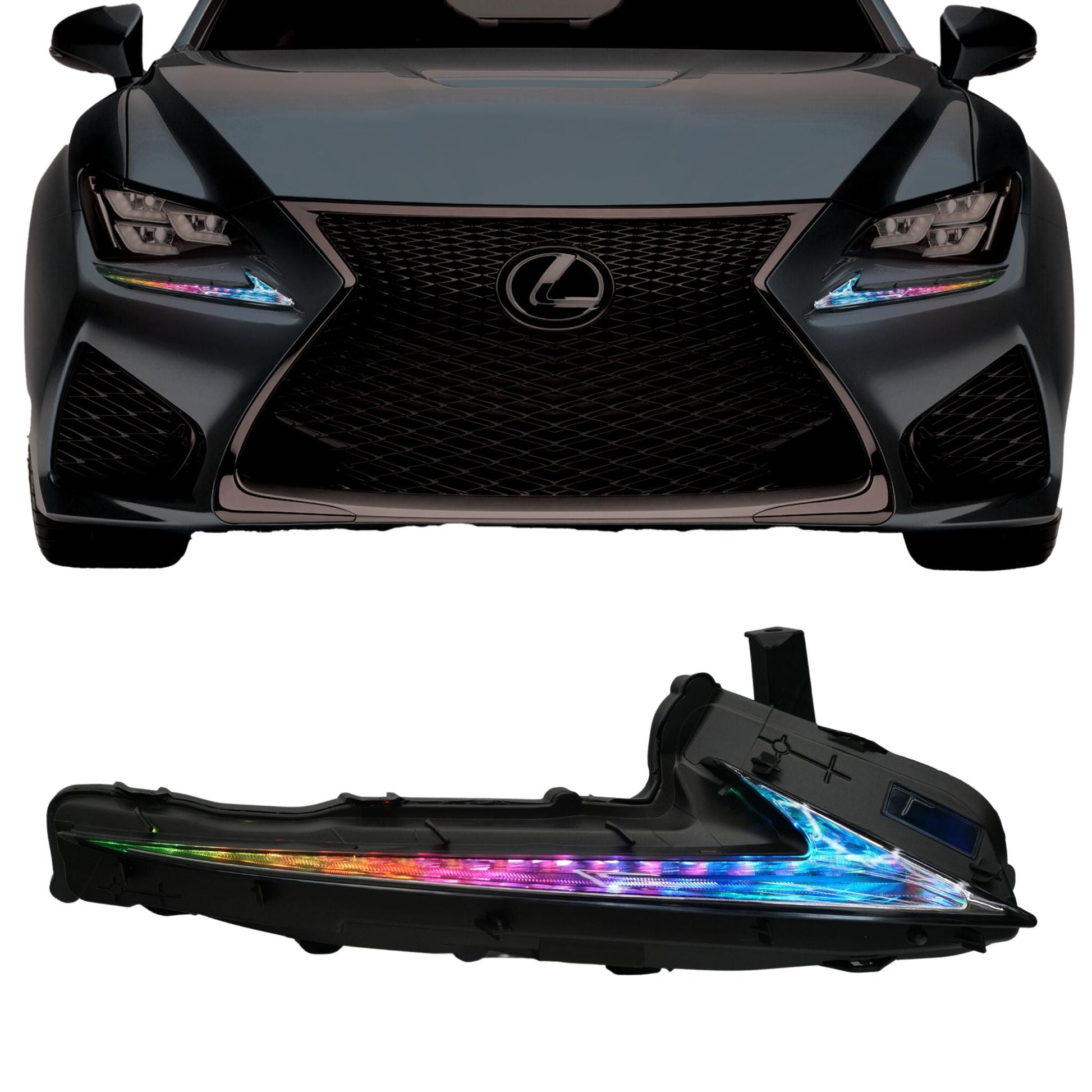 Lexus RC Multicolor Flow Series DRL Boards (2015-2018) - S3 | A20 | P2   - BX12-  DRIVEN - 1