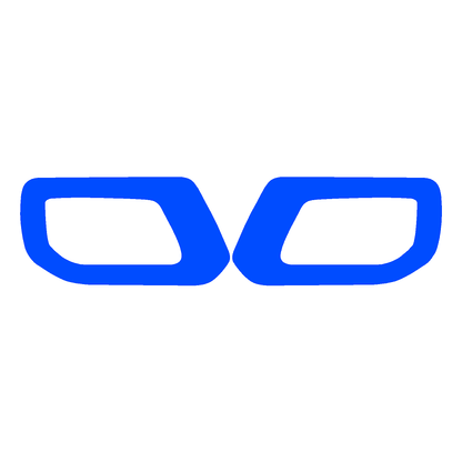 Solid Color Interior Door Handle Overlays (Printed Series) - 2021+ Bronco - 21BRNINTHANDLE-MB-21BRNINTHANDLE-GB-21BRNINTHANDLE-WHM-21BRNINTHANDLE-WHG-21BRNINTHANDLE-AMBM-  DRIVEN - 21