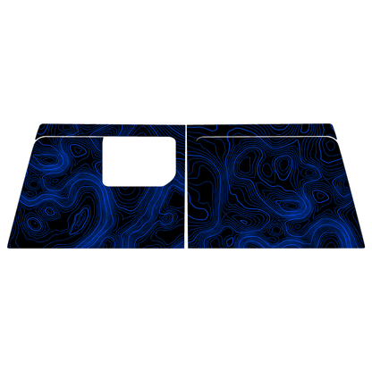 Topographic Map Premium Print Vinyl Rolls (3' or 6') - Matte Finish