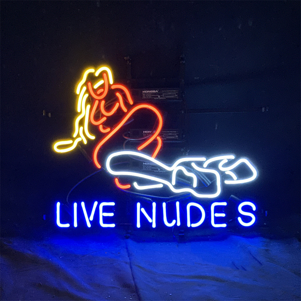 Live Nudes Girl Neon Signs Light - ME923-  DRIVEN - 1