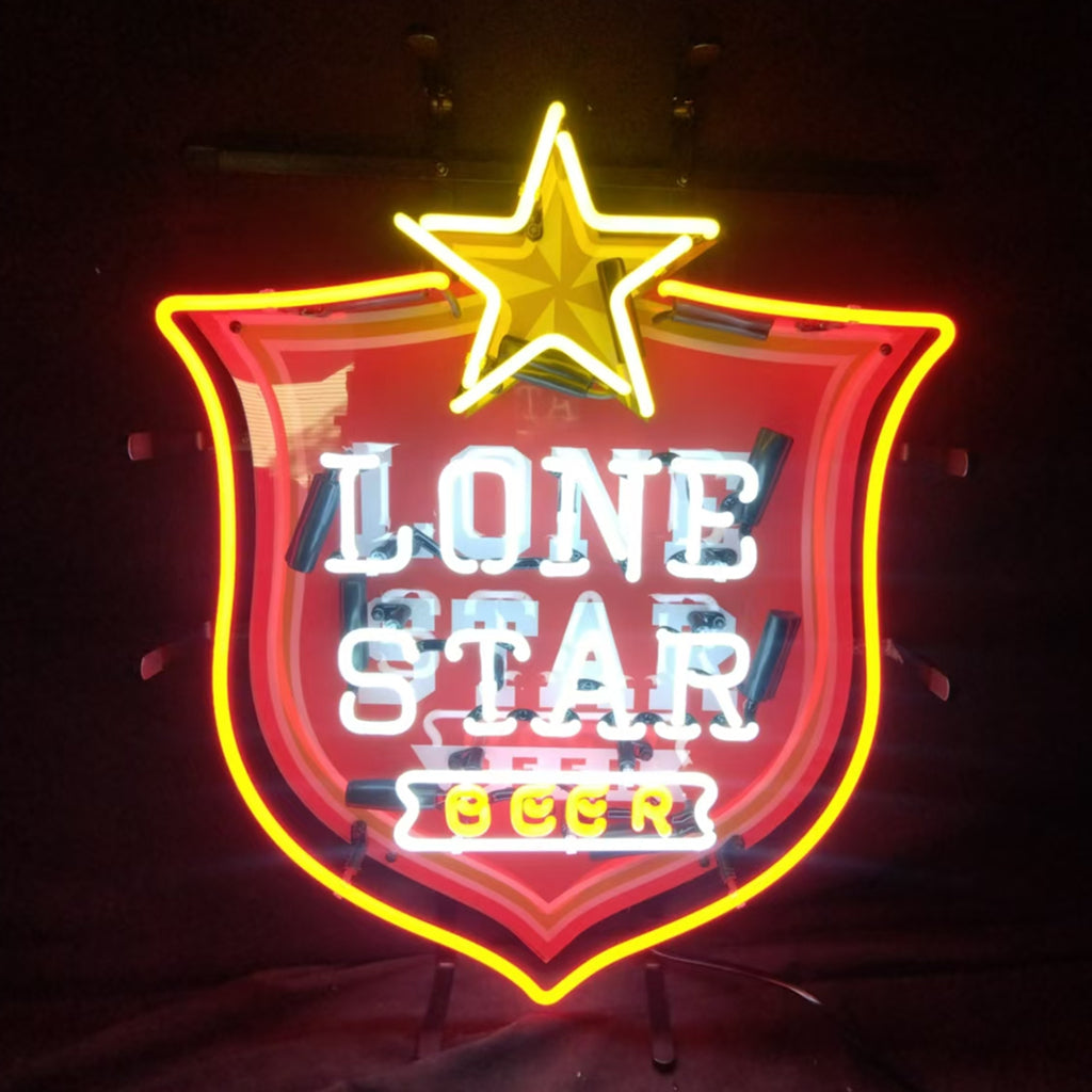 Lone Star Beer Neon Signs - MA042-  DRIVEN - 1