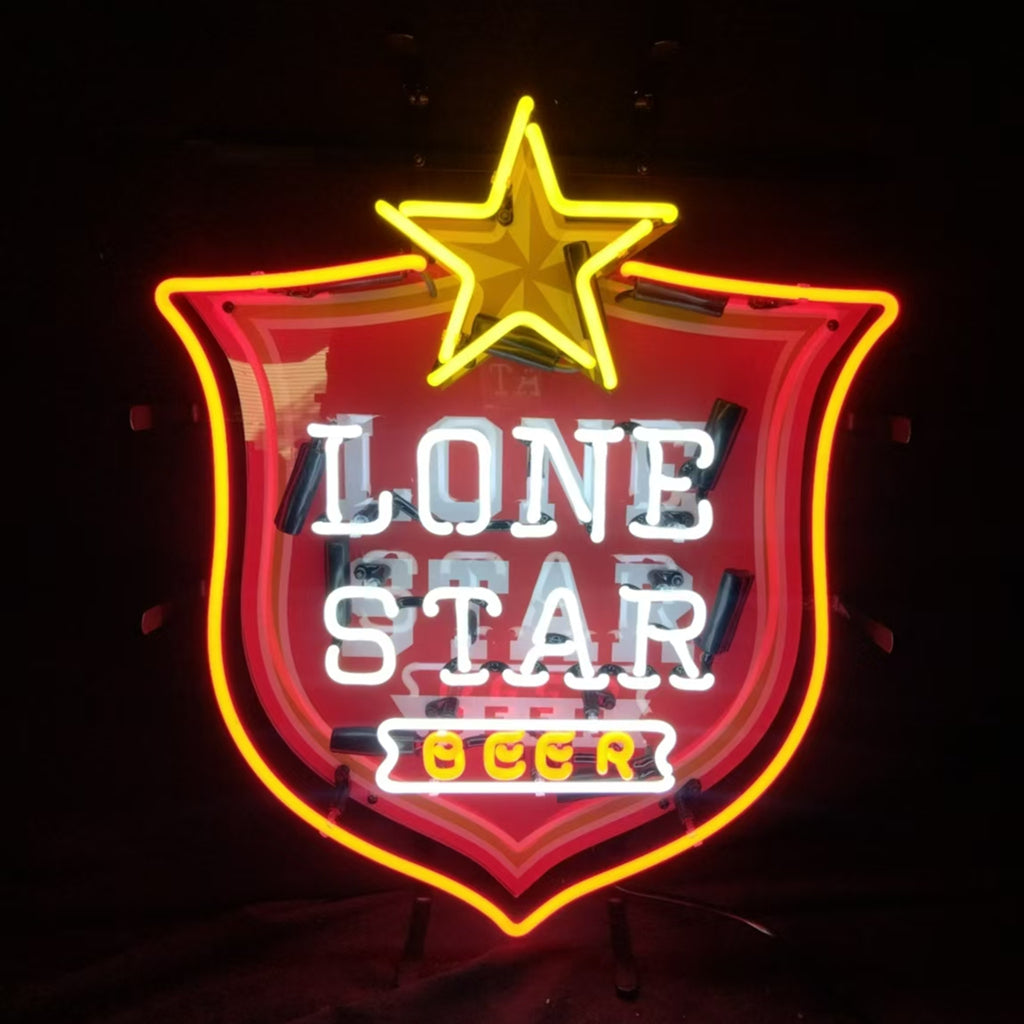 Lone Star Beer Neon Signs - MA042-  DRIVEN - 2