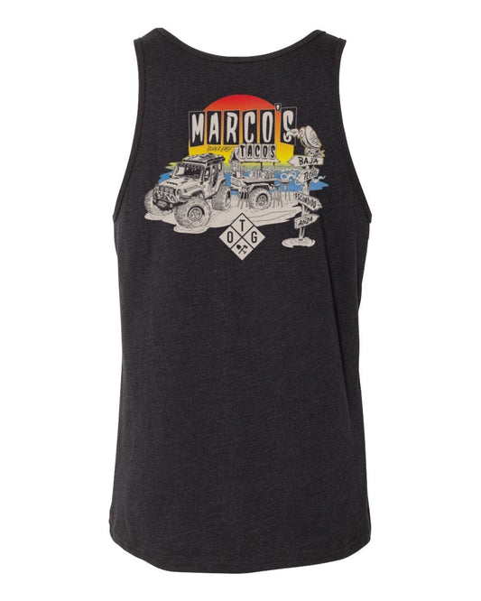 Marcos Tacos Tank - Charcoal Black - OMKT222005CB01-OMKT222005CB02-OMKT222005CB03-OMKT222005CB04-OMKT222005CB05-  DRIVEN - 1