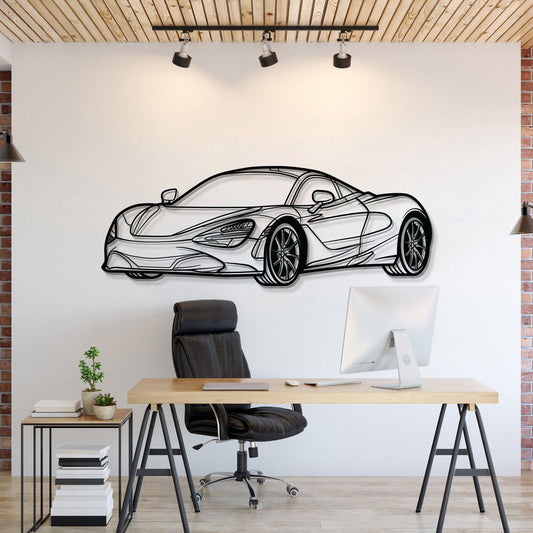 720S Perspective Metal Car Wall Art - MT1129 - MT1129B69L-MT1129B80L-MT1129B99L-MT1129B115L-MT1129B140L-  DRIVEN - 1