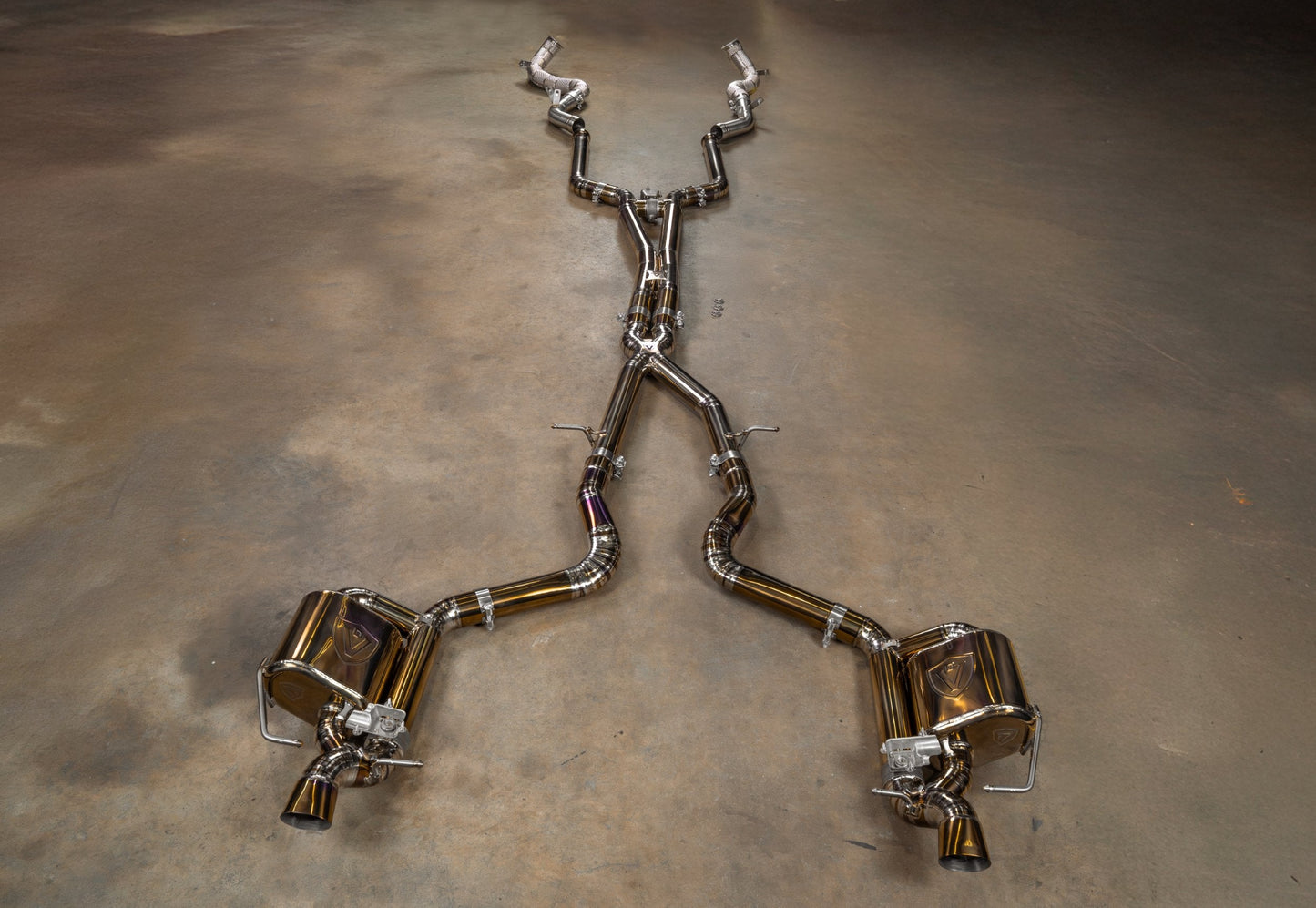 Mercedes AMG GT63 Valved Sport Exhaust System - MER.X290.GT63.VSES.TI-MER.X290.GT63.VSES.FF.TI-  DRIVEN - 1