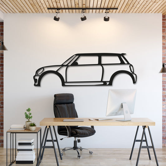 Cooper S Metal Car Wall Art  - MT0913 - MT0913B49L-MT0913B69L-MT0913B80L-MT0913B99L-MT0913B120L-  DRIVEN - 1