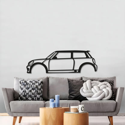 Cooper S Metal Car Wall Art  - MT0913 - MT0913B49L-MT0913B69L-MT0913B80L-MT0913B99L-MT0913B120L-  DRIVEN - 3
