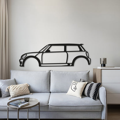 Cooper S Metal Car Wall Art  - MT0913 - MT0913B49L-MT0913B69L-MT0913B80L-MT0913B99L-MT0913B120L-  DRIVEN - 4