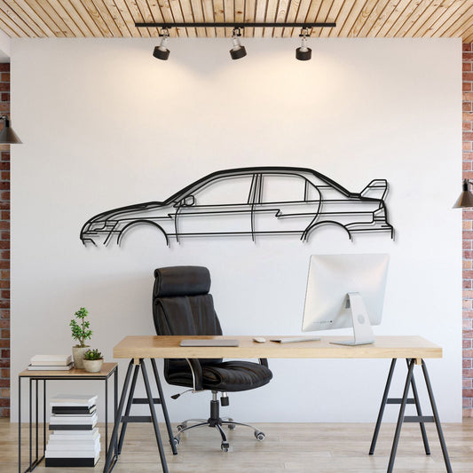 Evo VII Classic Metal Car Wall Art - MT0966 - MT0966B49L-MT0966B69L-MT0966B80L-MT0966B99L-MT0966B120L-  DRIVEN - 1