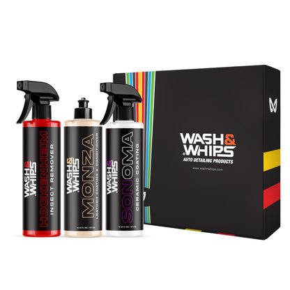 WASH&WHIPS | MotoPro Motorcycle Detailing Kit - Clean, Shine & Protect - MFH401-  DRIVEN - 1