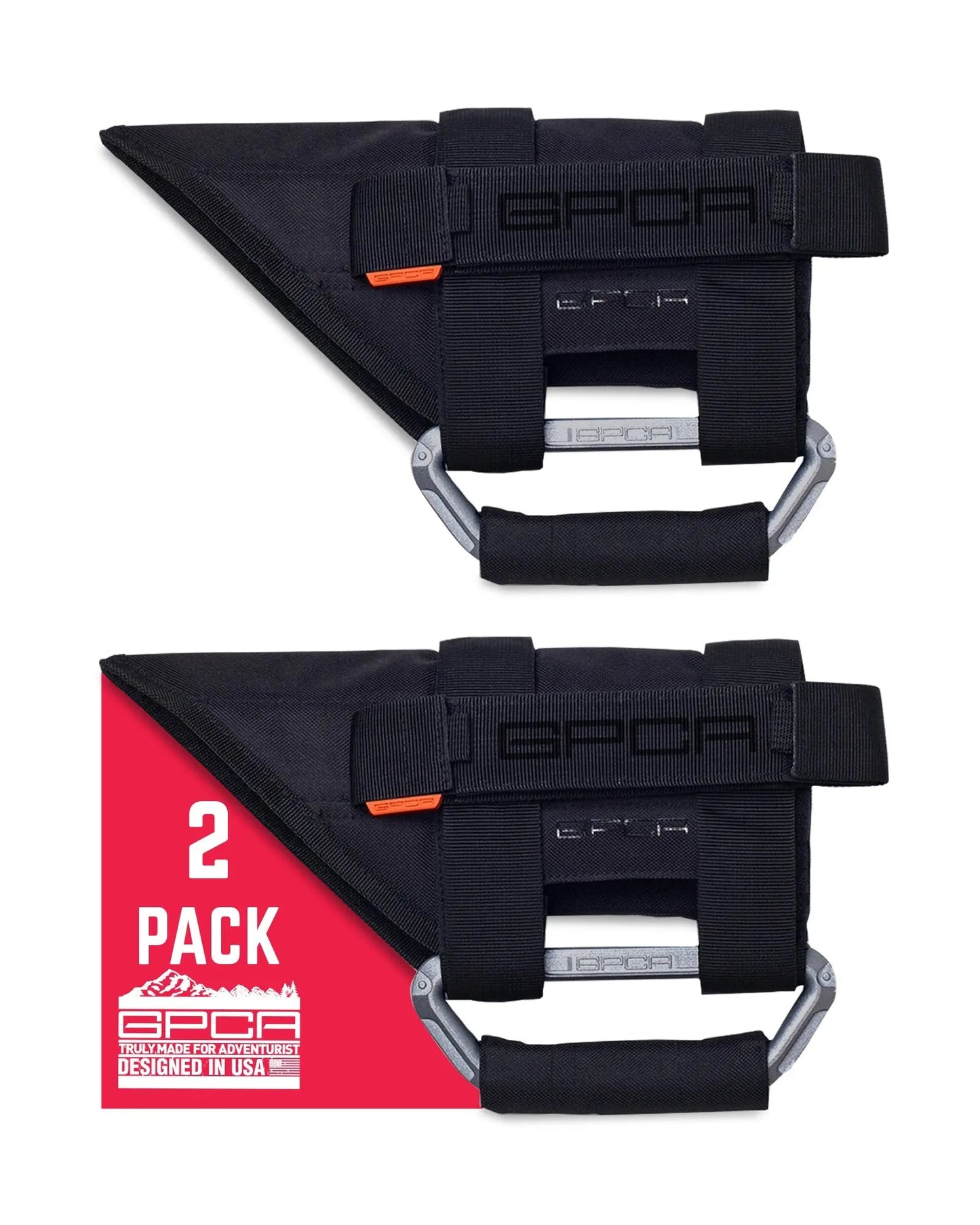 GP-Grip PRO Foldable Color Handles — Jeep Wrangler (2007–2023) - GPG-P2-RD-GPG-P2-BLK-GPG-P2-ORG-GPG-P2-BLU-GPG-P2-PG-  DRIVEN - 6