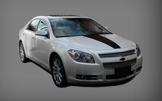 Center Hood Stripe Graphic Decal - Malibu 08-12 - -11--12--13--15--16-  DRIVEN - 2