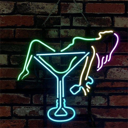 Martini Girl Neon Signs - MEXC048-  DRIVEN - 1
