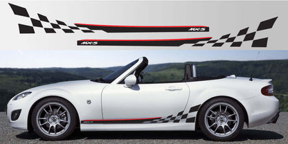 Miata MX-5 NC Two Tone Side Decals - sku-50952423014532-sku-50952423047300-sku-50952423080068-sku-50952423112836-sku-50952423145604-  DRIVEN - 1