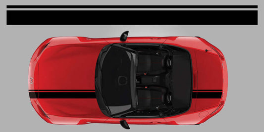 Miata MX-5 Offset Racing Stripe - sku-50952405090436-sku-50952405123204-sku-50952405155972-sku-50952405188740-sku-50952405221508-  DRIVEN - 1